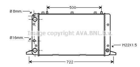Радиатор системы охлаждения AUDI: 80 (89, 89Q, 8A, B3) 1.61.6 TD1.81.8 quattro1.8 S1.8 S quattro2.02.0 quattro2.0 E2.0 E quattro 86 - 91, 80 (8C, B4) 1.61.6 E2.0 AVA COOLING AIA2047