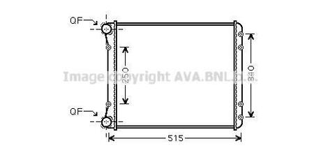 Радиатор системы охлаждения AVA COOLING AIA2220