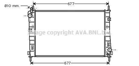 Радиатор системы охлаждения FORD: MONDEO III (B5Y) 1.8 16V1.8 SCi2.0 16V 00 -, MONDEO III седан (B4Y) 1.8 16V1.8 SCi2.0 16V 00 -, MONDEO III универсал (BWY) 1.8 16V1. AVA COOLING FDA2335