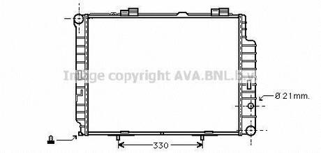 Радиатор системы охлаждения AVA COOLING MS2202