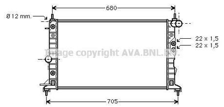 Радиатор QUALITY COOLING AVA COOLING OLA2220