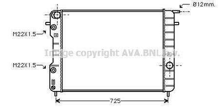 Радиатор системы охлаждения OPEL: OMEGA B (25_, 26_, 27_) 2.0 16V2.5 V63.0 V6 94 - 03, OMEGA B универсал (21_, 22_, 23_) 2.02.0 16V2.5 V63.0 V6 94 - 03  VAUXHALL: OME AVA COOLING OLA2248