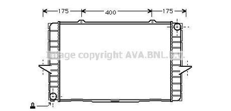 Радиатор системы охлаждения VOLVO: 850 (LS) 2.02.3 T52.52.5 TDI 91 - 97, 850 универсал (LW) 2.02.52.5 AWD2.5 TDI 92 - 97, C70 I кабрио 2.5 98 - 05, S70 (P80_) 2.42 AVA COOLING VO2063