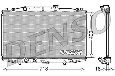 Радиатор системы охлаждения ДВС DENSO DRM40024