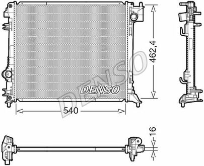 Радиатор DENSO DRM46062