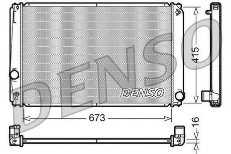 Радиатор системы охлаждения ДВС DENSO DRM50051