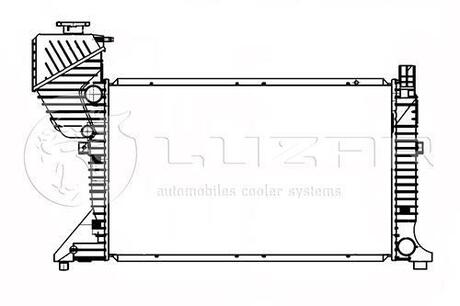 Радиатор системы охлаждения LUZAR LRc 1550