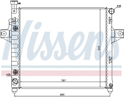 Радиатор NISSENS 61009