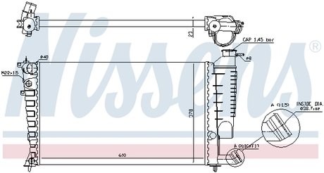 Радиатор CITROEN Xsara 1.4-1.8 98- NISSENS 61313