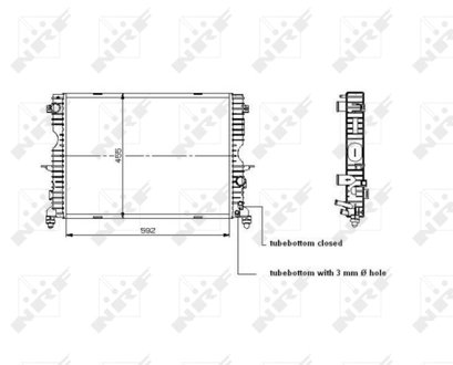 РАДИАТОР LANDROVER Discovery 2.5 TDi 1998-2004 NRF 509729