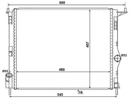 Радиатор охлаждения NRF 53069A