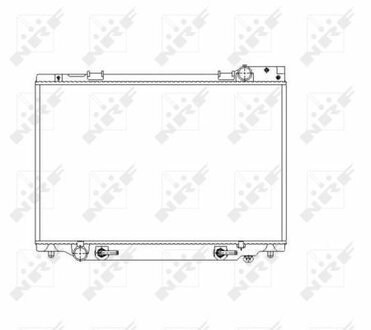 Радиатор системы охлаждения NRF 53539