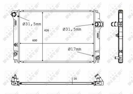 Теплообменник NRF 58382