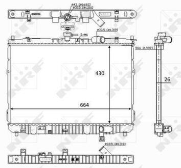 59046_Радиатор, охлаждение двигателя NRF 59046