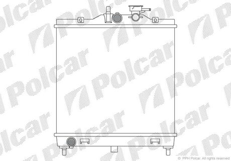 Радиаторы охлаждения Polcar 410608-1