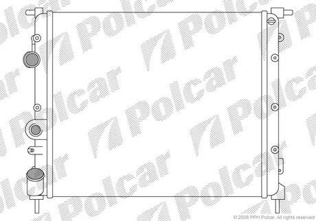 РАДИАТОРЫ Охлаждения Polcar 600708A1