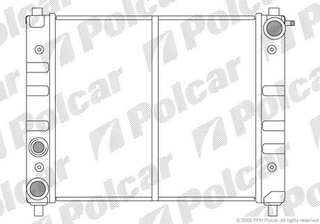 Радиаторы охлаждения Polcar 671108-0