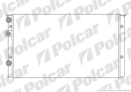 РАДИАТОРЫ Охлаждения ДВС Polcar 953808A6