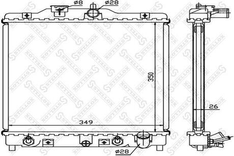 РАДИАТОР STELLOX 10-25103-SX