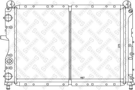 10-25211-SX_радиатор системы охлаждения! Fiat TipoTempra, Lancia Dedra 1.4-2.0 87> STELLOX 10-25211-SX