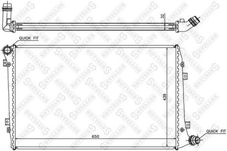 РАДИАТОРЫ СИСТ.Охлаждения STELLOX 10-25286-SX