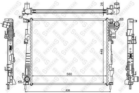 Теплообменник (EMDZ REG Минск) STELLOX 10-26061-SX