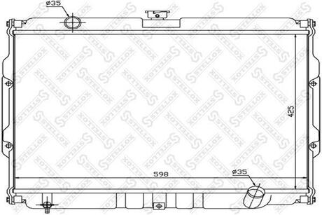 10-26541-SX_радиатор системы охлаждения! МКПП Hyundai Galloper 2.5TDiC 97-03 STELLOX 10-26541-SX