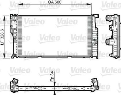 Радиатор системы охлаждения BMW: 3-SERIES Valeo 735612